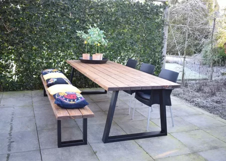 Tijdens ~ Yoghurt erts Maak je tuin compleet met een boomstamtafel voor buiten!